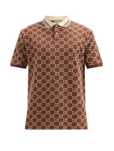 gucci brown polo